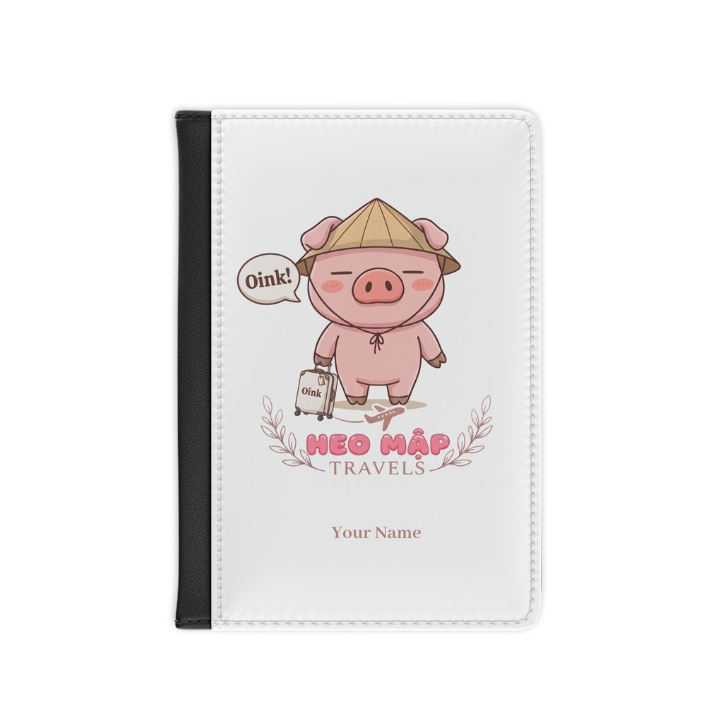 Cute Heo Mập (Chubby Pig) Passport Cover