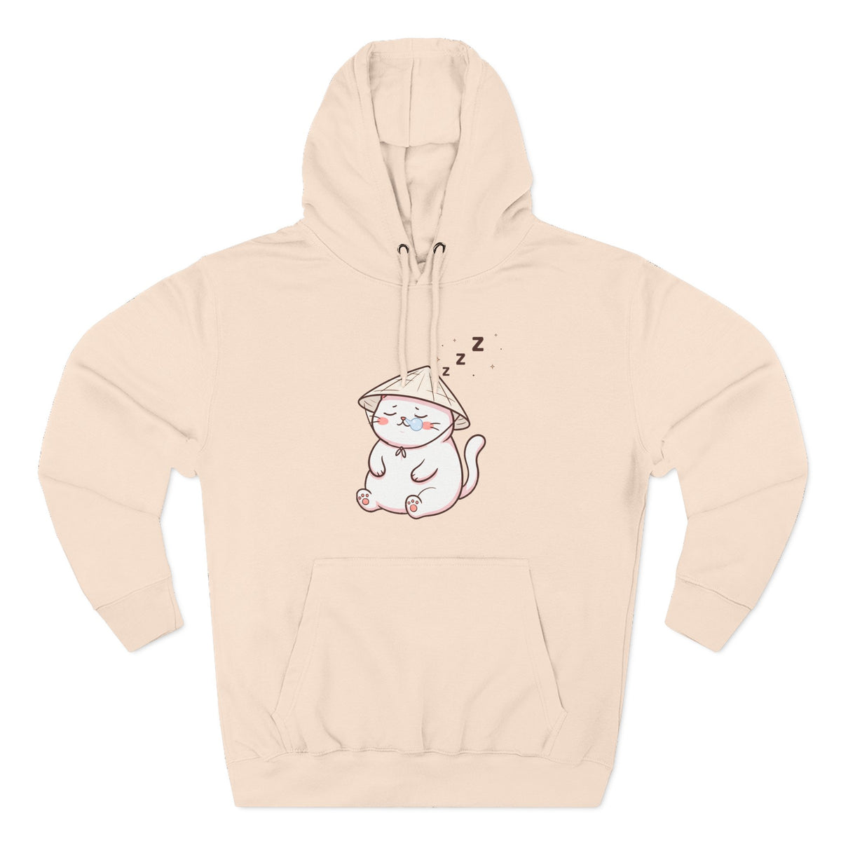 Cute Lazy Sleeping Cat Hoodie