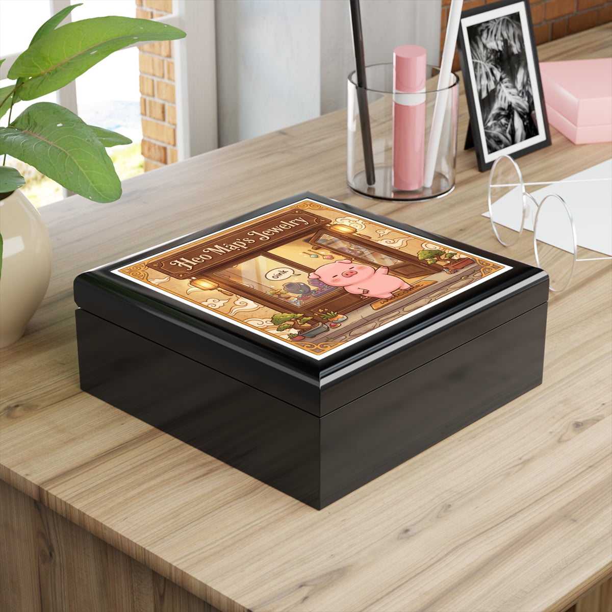 Cute Heo Mập (Chubby Pig) Jewelry Box