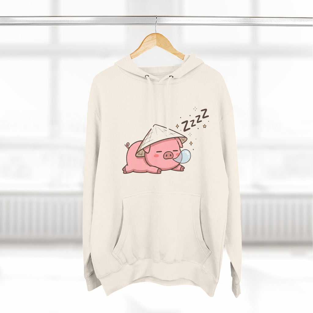Heo Mập (Chubby Pig) Sleeping Pig Hoodie