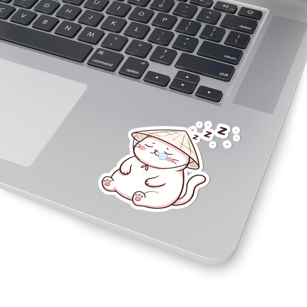 Cute Mèo Mập (Chubby Cat) Sleeping Cat Sticker