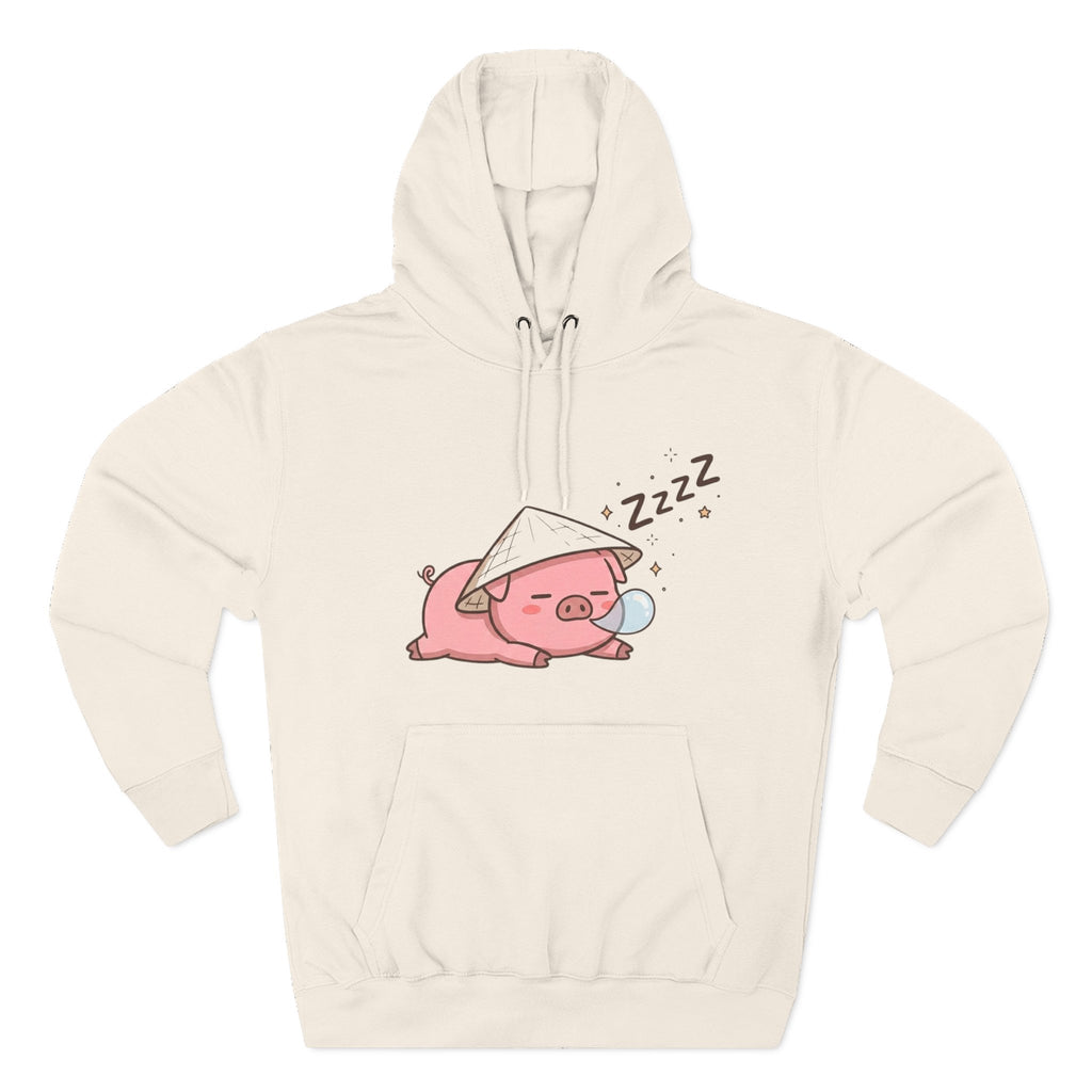 Heo Mập (Chubby Pig) Sleeping Pig Hoodie