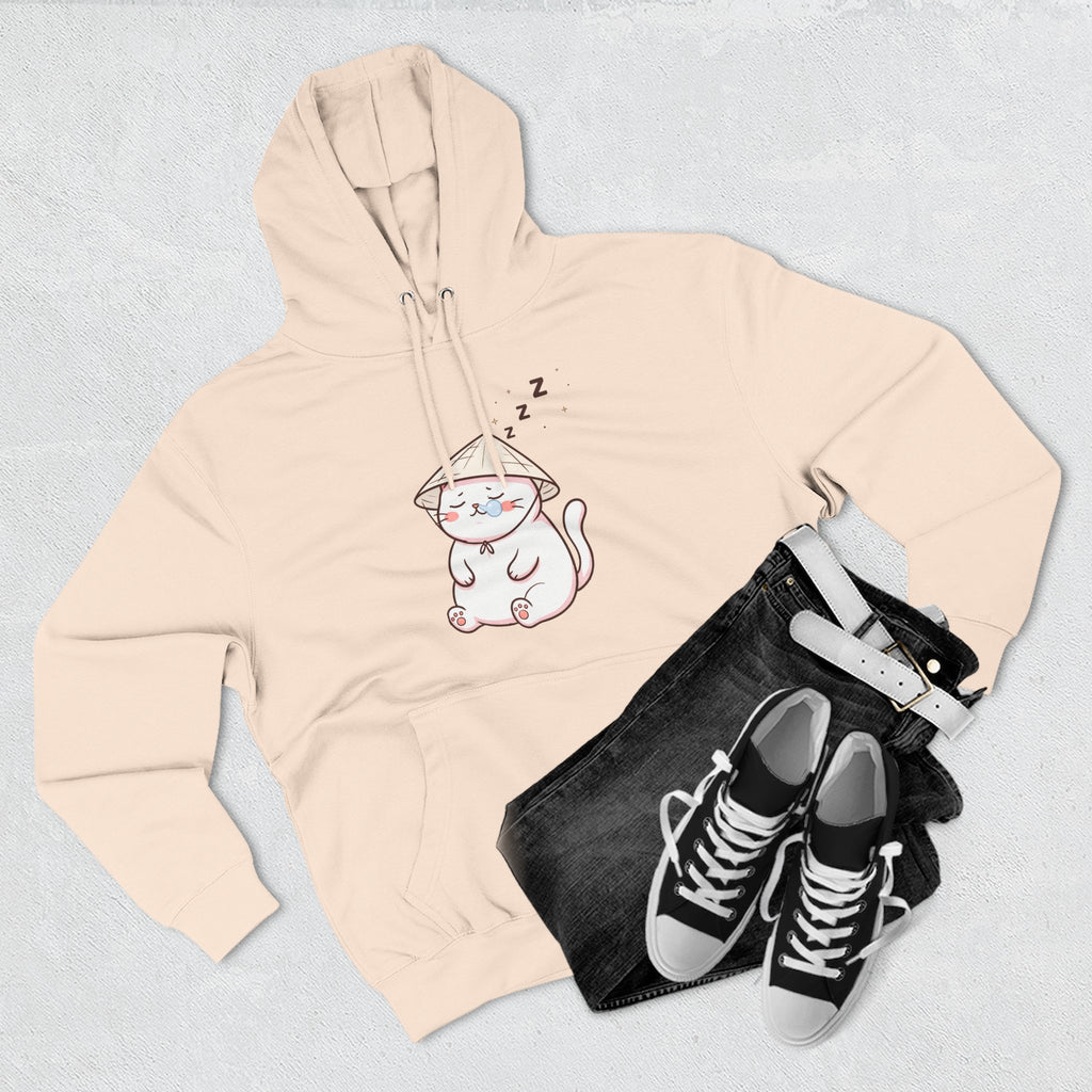 Cute Lazy Sleeping Cat Hoodie