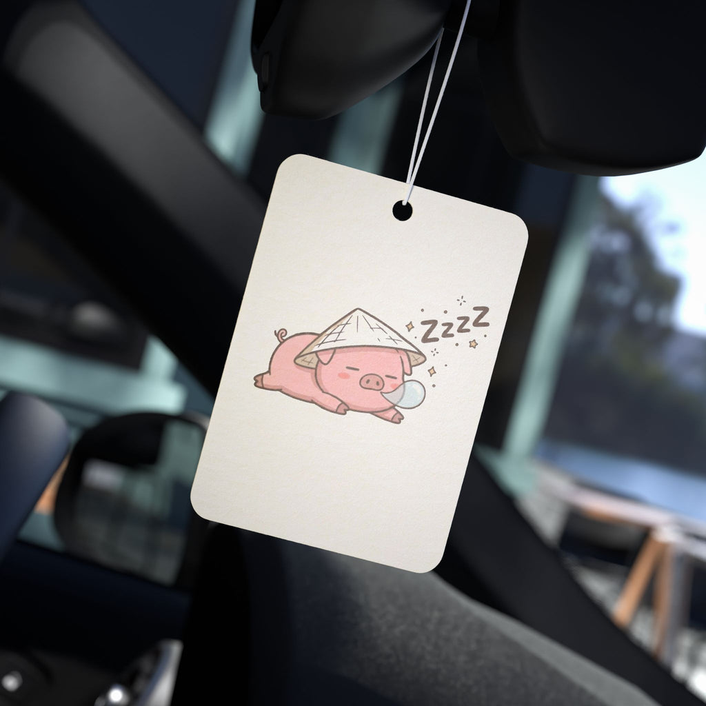 Heo Mập (Chubby Pig) Sleeping Pig Car Air Freshener