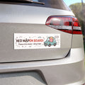 Funny Heo Mập (Chubby Pig) On Board Car Magnet