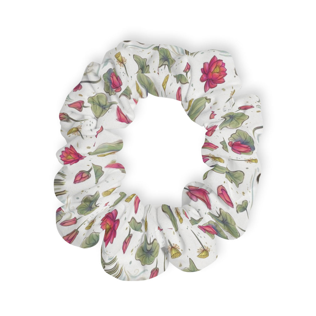 Vietnamese Lotus Hair Scrunchie