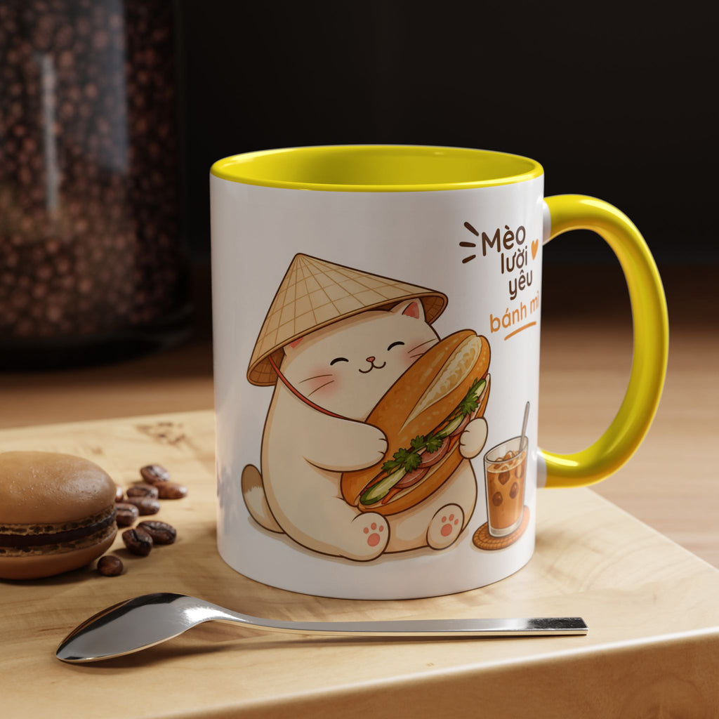 Cute Mèo Mập (Chubby Cat) Coffee Mug