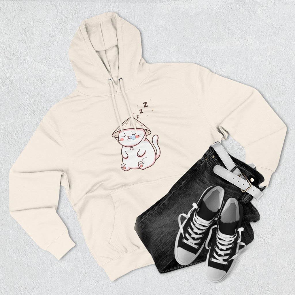 Cute Lazy Sleeping Cat Hoodie