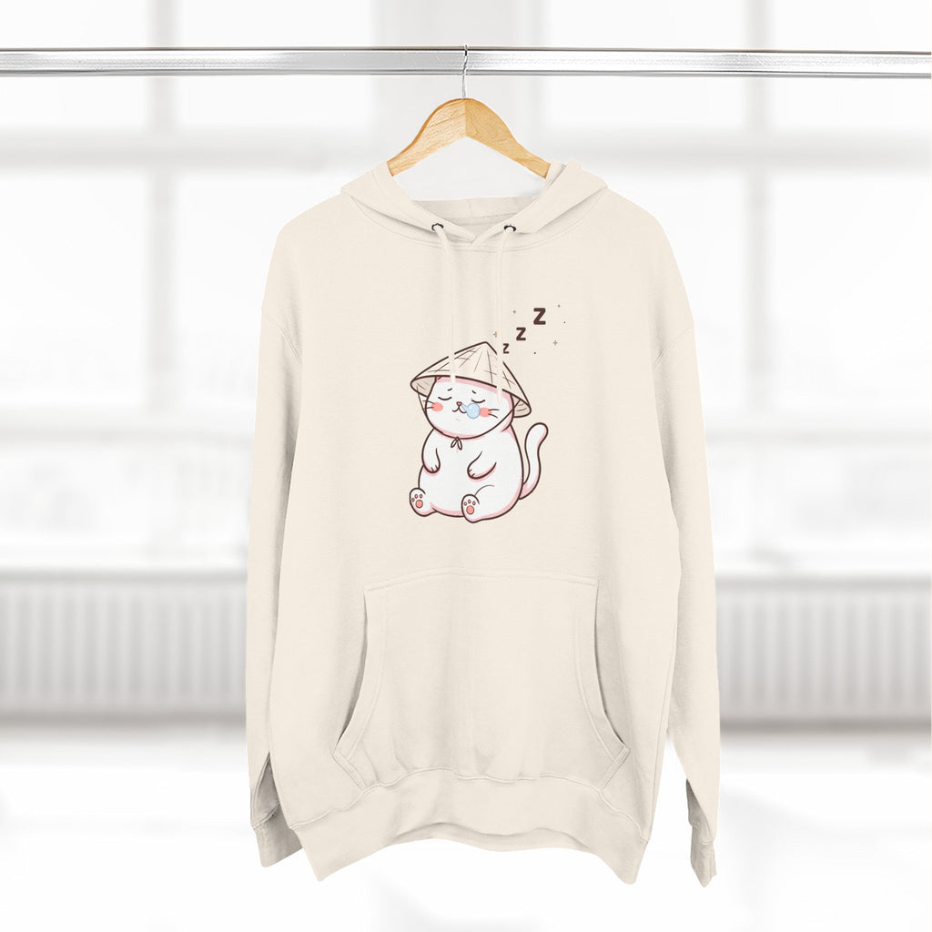 Cute Lazy Sleeping Cat Hoodie