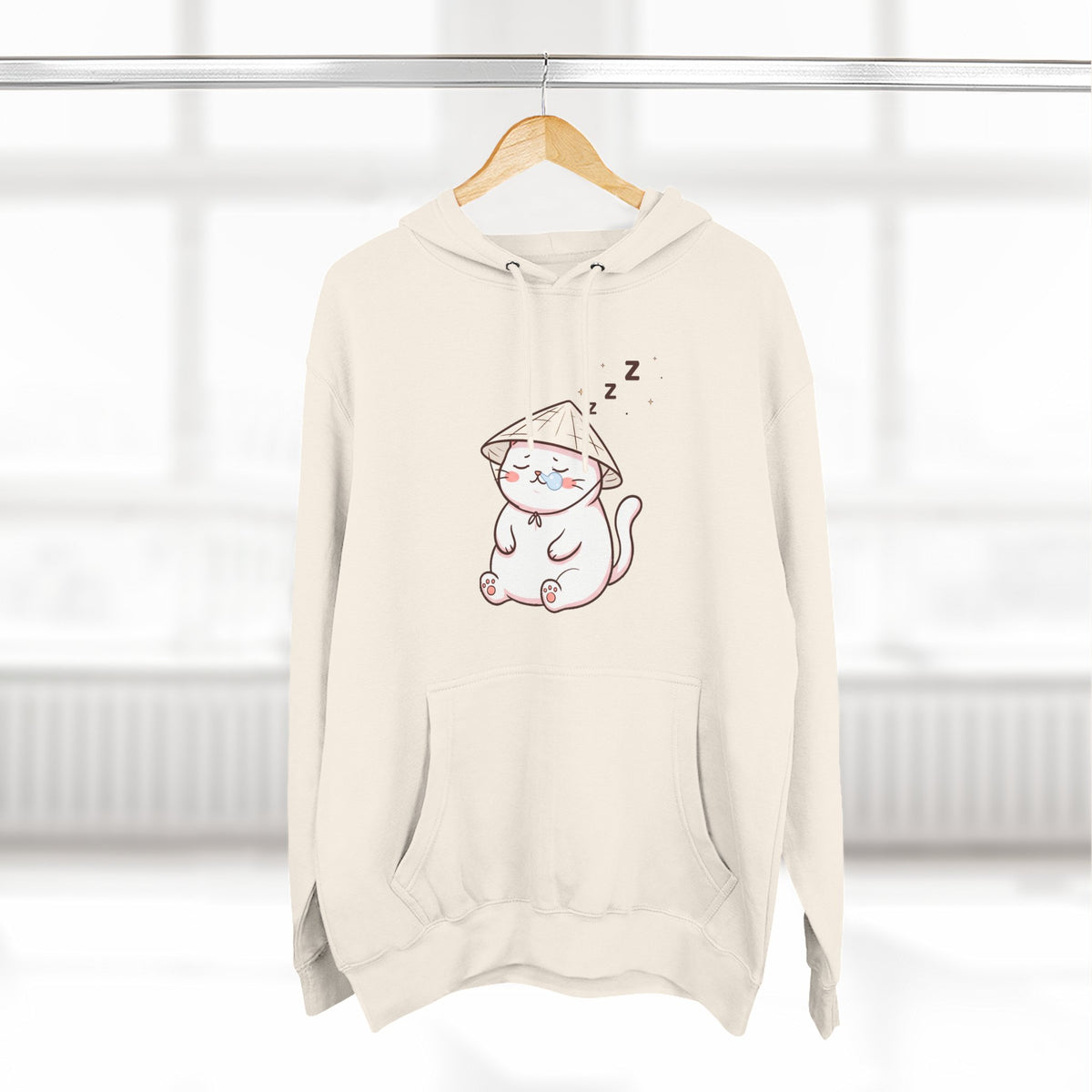Cute Lazy Sleeping Cat Hoodie
