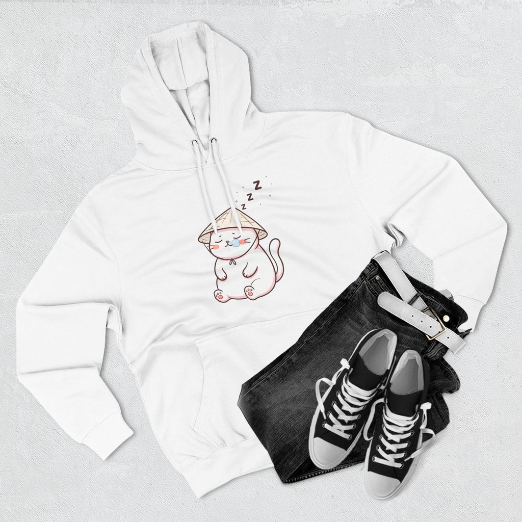 Cute Lazy Sleeping Cat Hoodie